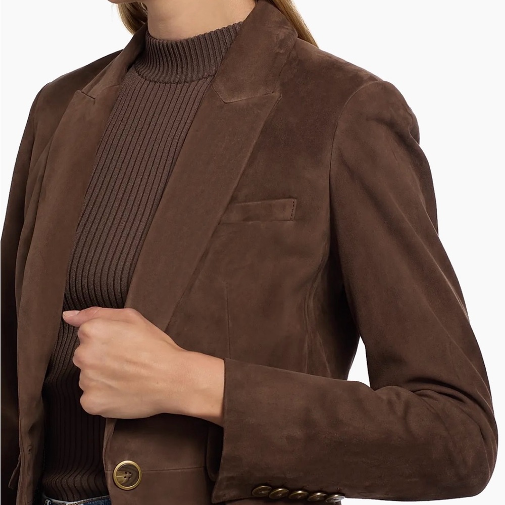 Veronica Beard Duane suede blazer - Picture 9 of 12
